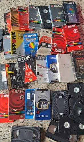 Lote VHS de Gravações