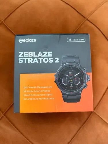 Smartwatch Zeblaze Stratos 2 Gps Preto 3 Atm Preto
