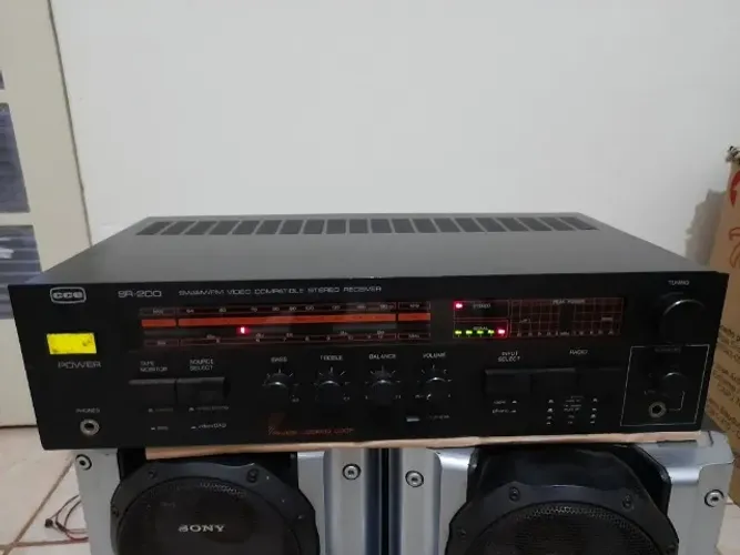 Receiver Cce Sr200+Cxs Sony 6ohms