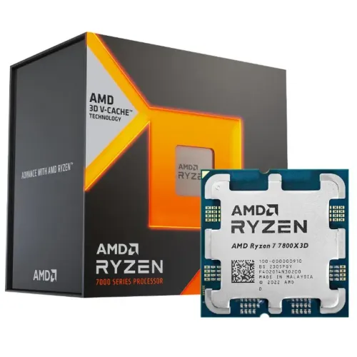 Processador AMD Ryzen 7 7800X3D, 4.2GHz (5.0GHz Turbo), AM5, Sem Cooler, Novo, Lacrado 