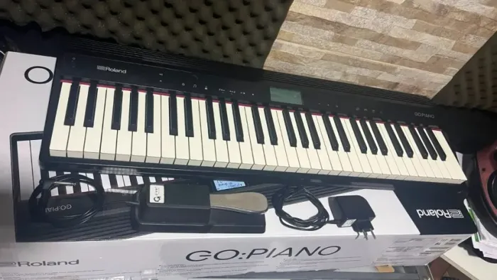 GO PIANO+Teclado + Fonte + Pedal sustain + Apoio de Partitura