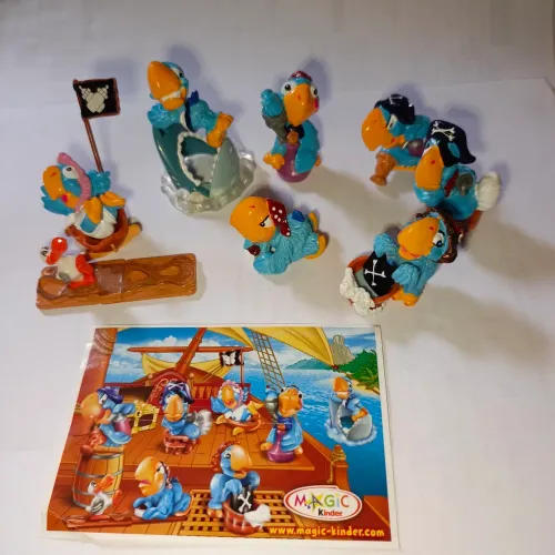 Kinder ovo coleção papagallos México