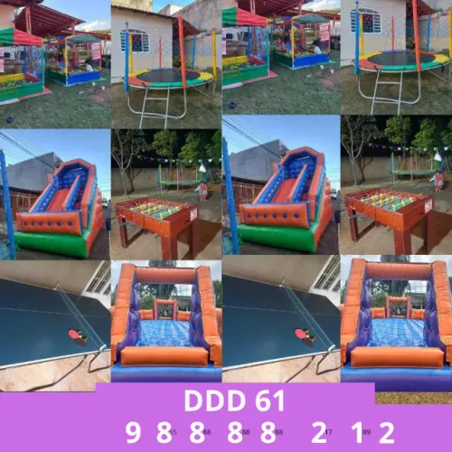 Aluguel de combo Brinquedos 