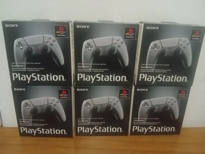 Controle novo lacrado original do play 5 do modelo do ps1