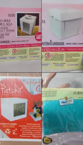 Descartáveis para bolos