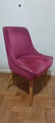 Poltrona Cadeira Confortável - Rosa