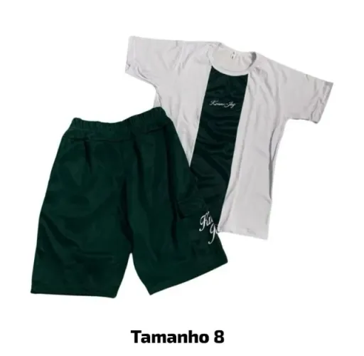 Conjunto Infantil Masculino Tam 8 - 2 Peças