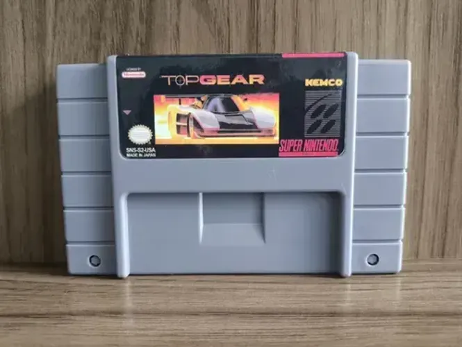 Cartucho Top Gear Snes (Jogo Super Nintendo) (Repro)