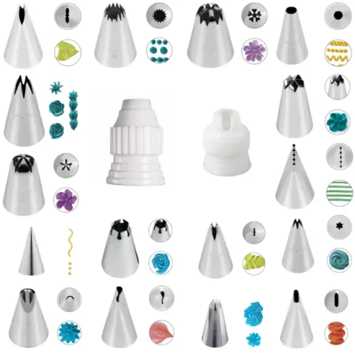 Kit 16 Bicos De Confeitar Wilton + 2 Brinde De Adaptador!
