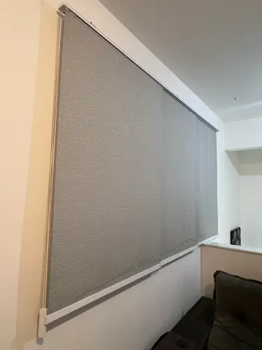 Cortina painel cinza 1,5m X 1,4m