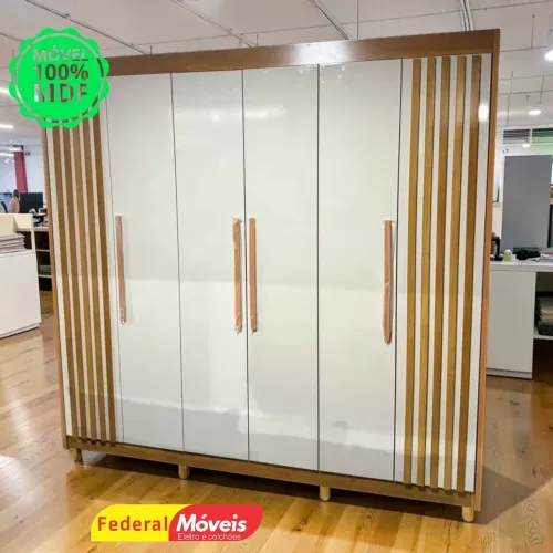 Guarda Roupa de Casal 100% MDF - Renove seu quarto com a Federal Móveis 