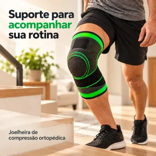 PAR de Joelheiras de Compressão Ortopédica - MWKS 6906