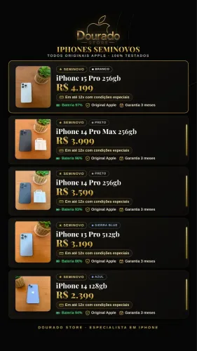 iPhones Seminovos