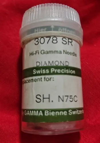 Agulha Toca-Discos Gamma 3078 SR (Reposição Shure N75C) - LACRADA