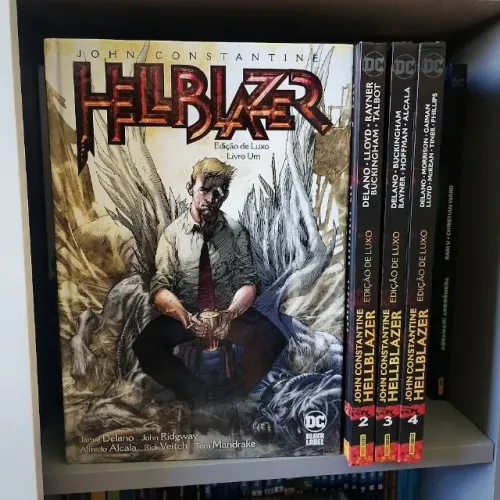 Pacote HQ Hellblazer Edição de Luxo Volumes 1 a 4 - Jamie Delano - Panini
