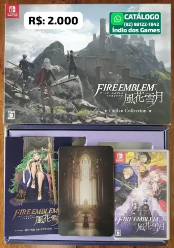 Fire Emblem Three Houses Limited Fódlan Collection = R$: 2.000