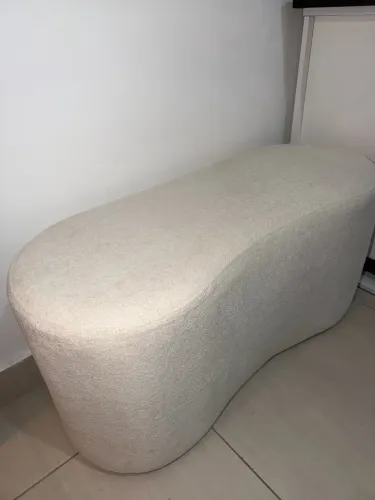 Puff orgânico bege