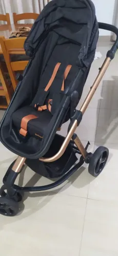  Carrinho bebê Safety 1st, Travel System Mobi+, Trio, Black Rosé