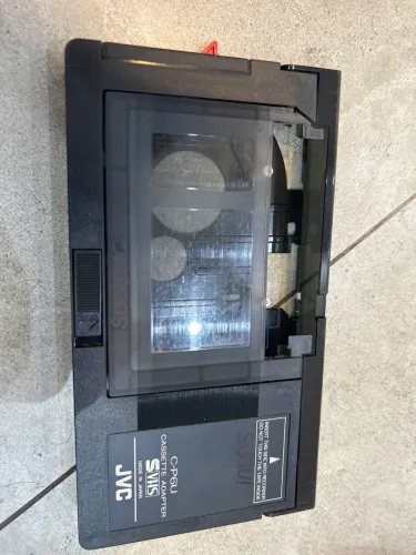 Adaptador Original JVC C-P6U VHS-C para VHS - Funcionando | Raro | Usado