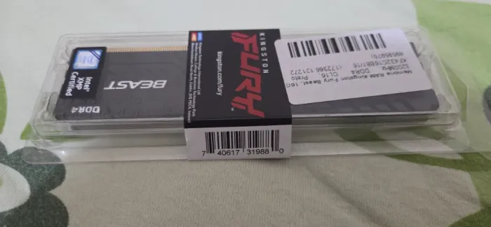Memória Ram Kingston Fury Beast 16GB