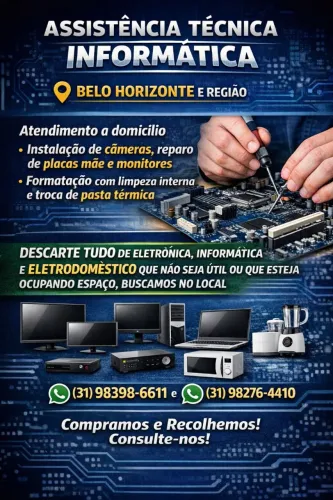 informática , reparo de placa mãe e descarte
