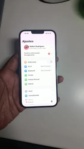 Celular iphone 13 Promax 128 G excelente estado de conservação