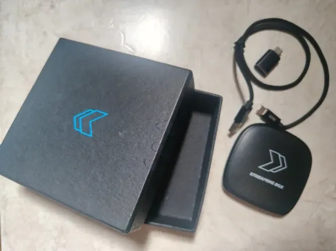 Streaming Box para carros c/ Sistema Carplay Android/IOS USB Faaftech 