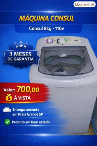 Maquina CONSUL 8KG 110V