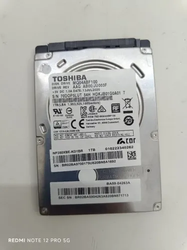 HD 1 TB Toshiba
