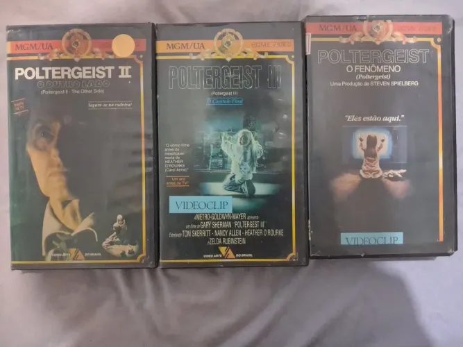 Trilogia Poltergheist em VHS