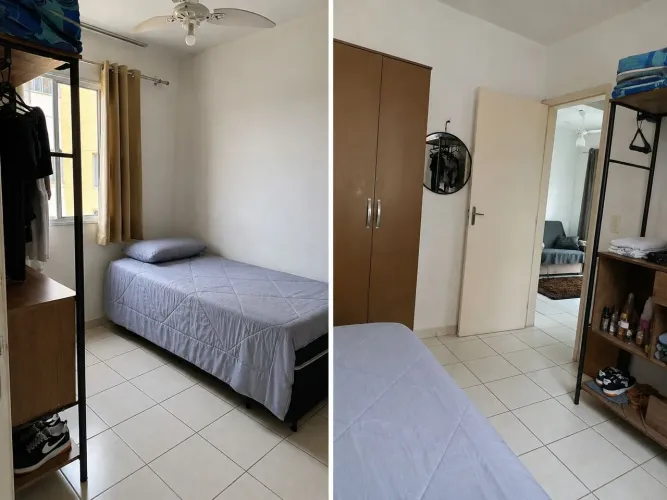Quarto Mobiliado para Aluguel - Conforto e Praticidade para estudante.