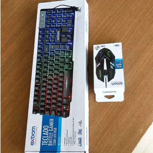 Kit Gamer Teclado + Mouse RGB - Alta Performance