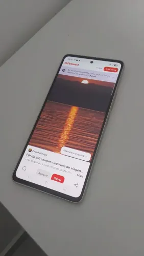 Celular samsung A53 impecável branco