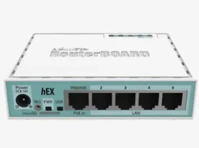 Par de mikrotik routerboard rb 750gr3 hex