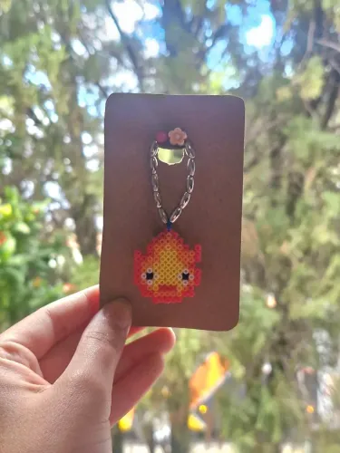 Chaveiro Calcifer - Howls Moving Castle (O castelo