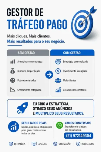 Gestor de tráfego pago 