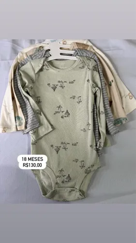 Kit body 18 meses novos