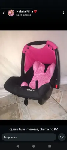 Vendo esse bebê conforto Cosco feminino valor $150,00
