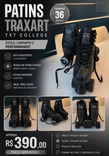 Patins Traxart Preto