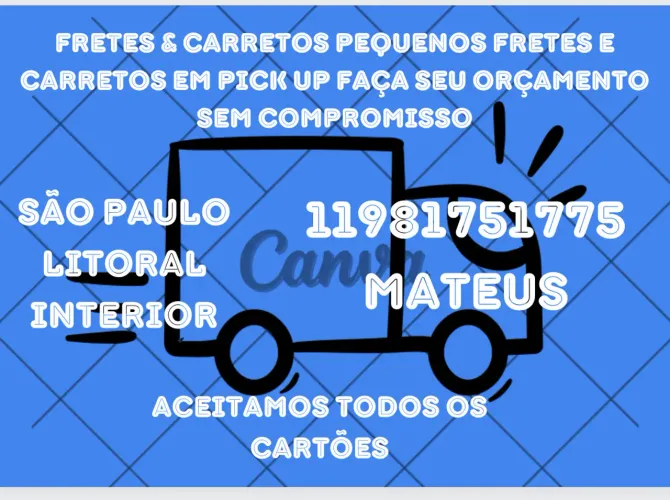 Pequenos frete / pickup 