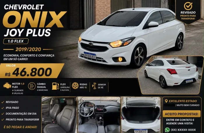 Chevrolet Joy Plus 1.0 8V 4P Flex MEC 2020