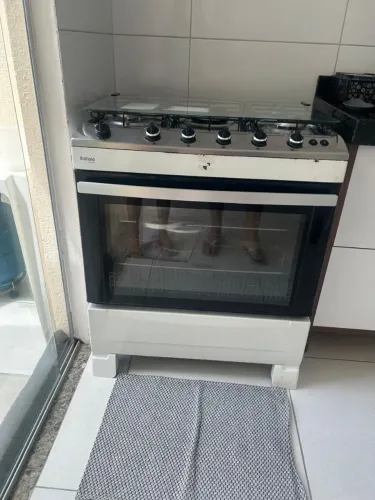 Fogão 5 bocas acendimento elétrico - 220v