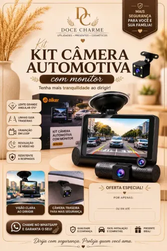 Kit Câmera carro