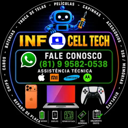 Conserto de celular, notebooks e vídeo games 