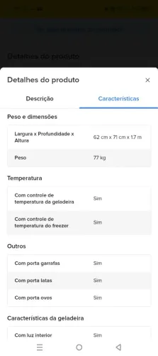 Geladeira Brastemp BRM35B