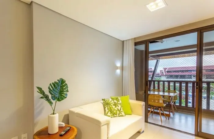 Oka Beach Resort: Aluguel por temporada de flat com 02 quartos à beira mar de Muro Alto