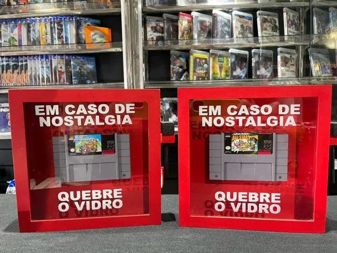 Quadro Nostalgia do Super Nintendo 