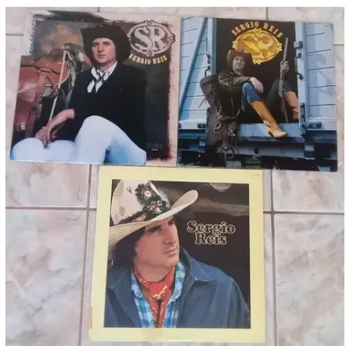 sérgio reis-3 lps(pacote)