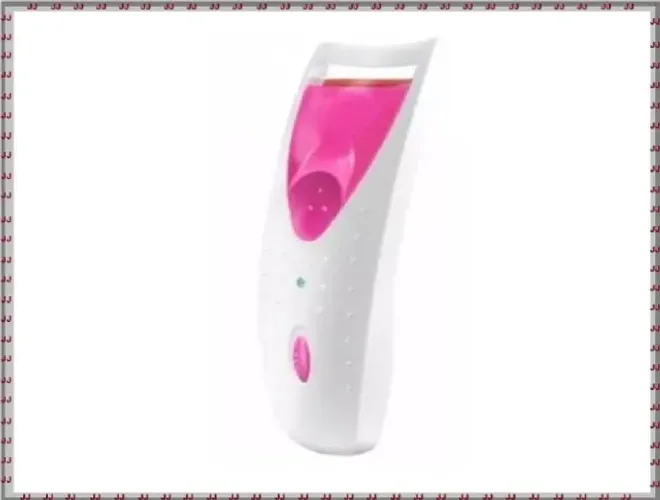 Curvador térmico para os cílios - cor rosa