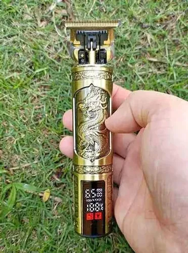 -Máquina profissional de barbear aparar pelos e acabamento de cortes, T9